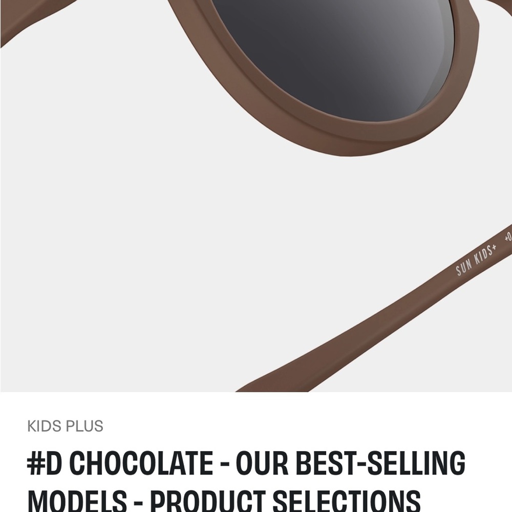Brown Sunglasses izipizy chocolate. Brand new